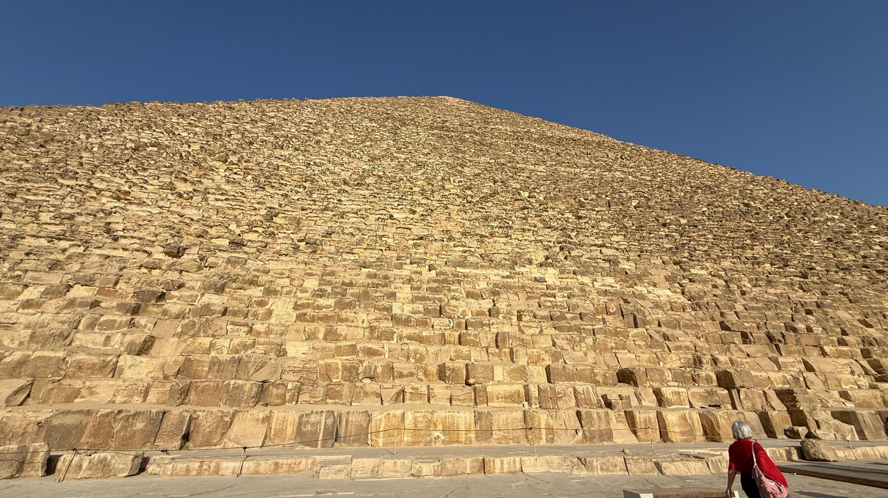 Photographs cannot prepare you for the scale of the Great Pyramid.